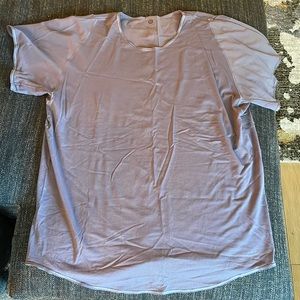 LULULEMON LAB RUN SHORT SLEEVE SHIRT - NWOT - Dusky Lavender - Medium (M)